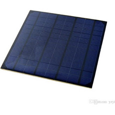 6V 3.5W 583mA Monocrystalline Silicon Solar Panel 145x145