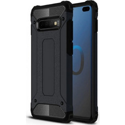 Forcell Hybrid Armor Back Cover Black (Galaxy S10+)