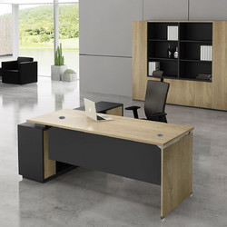 Woodwell Project Γωνιακό Επαγγελματικό Γραφείο Ξύλινο 180x160x75cm EO935,R