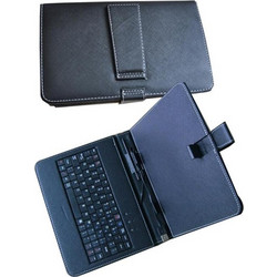Leather Case with Keyboard for Tablet 8" Dark Blue