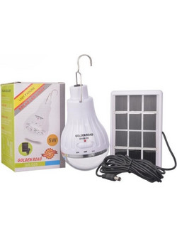 Λάμπα LED επαναφορτιζόμενη με ηλιακό πάνελ 5V 5W 20 SMD GR-028