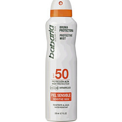 Babaria Solar Piel Sensible Leche Solar Αντηλιακό Spray Σώματος Spf50 200ml