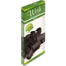 Wish Delicious Chocolate Dark Stevia Σοκολάτα Υγείας με Στέβια, 50g