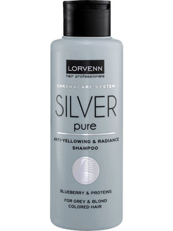 Lorvenn Silver Pure Anti-Yellowing & Radiance Σαμπουάν για Προστασία Χρώματος 100ml