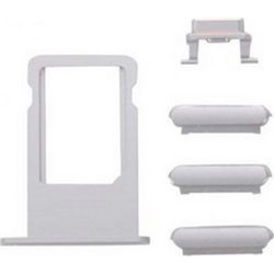 Πλαινα πληκτρα και Βαση SIM για iPhone 7 Silver