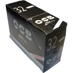 χαρτάκια ocb SLIM premium+filter , συσκευασία 32 τεμαχίων