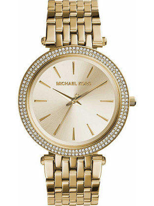 Michael Kors Darci Γυναικείο Ρολόι με Χρυσό Μεταλλικό Μπρασελέ MK3191