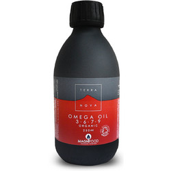 TerraNova Organic Omega Oil 3 6 7 9 Έλαιο Λιναρόσπορου & Ελαιόλαδο 250ml