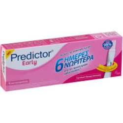 Omega Pharma Predictor Early Τεστ Εγκυμοσύνης 6 Ημέρες Νωρίτερα 1τμχ