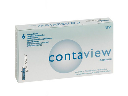 ContoPharma Contaview Premium Toric UV Μηνιαίοι Φακοί Επαφής Αστιγματικοί Υδρογέλης με Φίλτρο UV 6τμχ