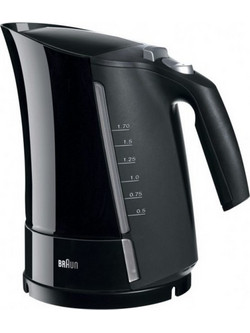 Braun WK 500 Βραστήρας 1.7lt 3000W Μαύρος