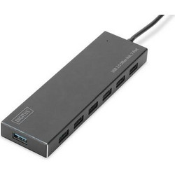 Digitus DA-70241 USB Hub 3.0 USB-A με 7 Θύρες USB-A & Εξωτερική Παροχή Ρεύματος