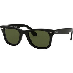 Ray-Ban RB4340 601/58 Ανδρικά Γυαλιά Ηλίου Τετράγωνα Κοκάλινα Μαύρα με Πράσινο Polarized Φακό
