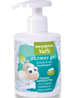 Macrovita Kids Honey & Oat Παιδικό Αφρόλουτρο σε Gel 300ml