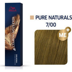 Wella Koleston Perfect Me+ Pure Naturals 7/00 Ξανθό Έντονο Φυσικό Μόνιμη Βαφή Μαλλιών 60ml