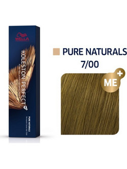Wella Koleston Perfect Me+ Pure Naturals 7/00 Ξανθό Έντονο Φυσικό Μόνιμη Βαφή Μαλλιών 60ml