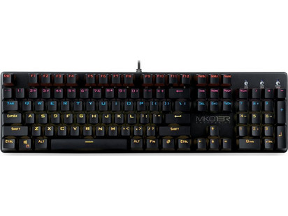 Armaggeddon MKO-13R Μηχανικό Gaming Πληκτρολόγιο με Custom Blue Διακόπτες RGB Black