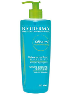 Bioderma Sebium Purifying Cleansing Foaming Gel Καθαρισμού Προσώπου για Ακμή 500ml