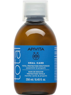 Apivita Total Natural Dental Care Στοματικό Διάλυμα Κατά της Πλάκας 250ml