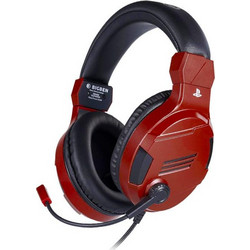 Bigben Interactive PS4 V.3 Gaming Headset Over Ear Red