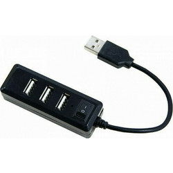 Lamtech LAM021479 USB Hub 2.0 USB-A με 4 Θύρες USB-A & Εξωτερική Παροχή Ρεύματος