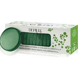 Depilia Chlorophyll Κερί Αποτρίχωσης σε Δίσκους για Πρόσωπο Σώμα & Μπικίνι 400ml