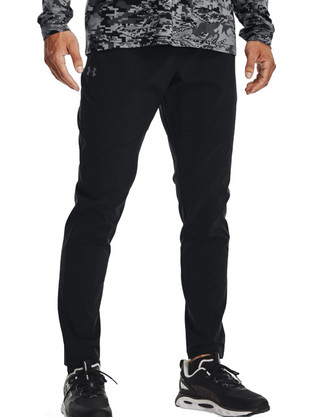 Under Armour Stretch Ανδρικό Παντελόνι Φόρμας με Λάστιχο Μαύρο 1366215-001
