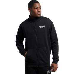 Lonsdale Ανδρική Ζακέτα Φούτερ με Φερμουάρ Μαύρη 117426-1500