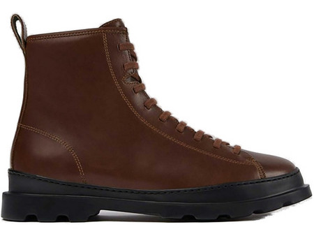 Camper Brutus Ανδρικά Αρβυλάκια Δερμάτινα Καφέ K300245-026
