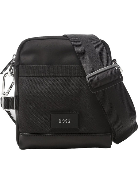 Hugo Boss Ανδρική Τσάντα Ώμου / Χιαστί Μαύρη 50490257