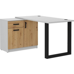PoliHome Warrior II Γωνιακό Γραφείο Ξύλινο 138x107x75.3cm 162709869