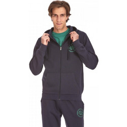 Admiral Ανδρική Ζακέτα Fleece με Κουκούλα και Φερμουάρ Μπλε 1921510043