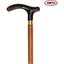 John's Μπαστούνι Μονόποδο Ξύλινο 94cm Καφέ 15285