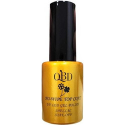 QBD No Wipe Top Coat Ημιμόνιμο Βερνίκι Νυχιών 12ml