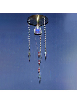 Swarovski Κρεμαστό Φωτιστικό Οροφής με Κρύσταλλα Μονόφωτο D2-35357-0601-81