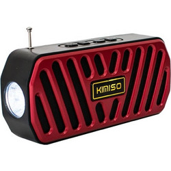 Kimiso KMS-05A Ηχείο Bluetooth 10W με Ραδιόφωνο Κόκκινο