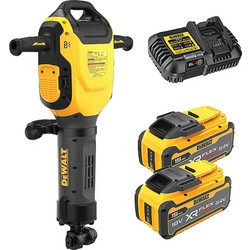 DeWALT DCH966Z2 Κρουστικό Κατεδαφιστικό Πιστολέτο Μπαταρίας 54V 2x15Ah με SDS-Hex