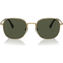 Persol PO1009S 515/31 Ανδρικά Γυαλιά Ηλίου Τετράγωνα Μεταλλικά Ασημί με Πράσινο Polarized Φακό