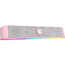 Redragon Adiemus GS560 Ηχεία Υπολογιστή 2.0 6W με RGB Φωτισμό Pink