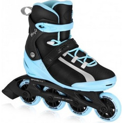 Spokey MsrFIT Inline Rollers Παιδικά Μαύρα Γαλάζια BL940760