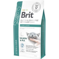 Brit Veterinary Care Gluten & Grain Free Sterilised with Salmon & Pea 5kg