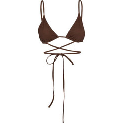 4F Bikini Top Τριγωνάκι Σοκολατί 4FWSS24UBKTF041-81S