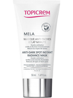Topicrem Mela Anti-Dark Instant Luminosity Spot Κρεμώδης Μάσκα Προσώπου για Καθαρισμό 50ml