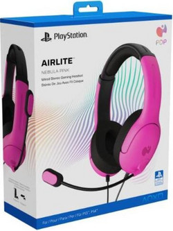PDP Airlite Nebula Gaming Headset Over Ear Pink
