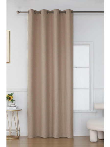 Βιοκαρπέτ Κουρτίνα με Τρουκς 140x265 Sonia 7000-03