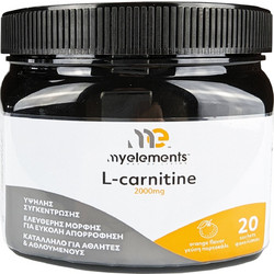 My Elements L-Carnitine Συμπλήρωμα Διατροφής με Καρνιτίνη 200mg 20 Φακελάκια