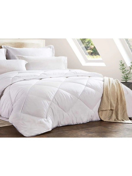 Γαρύφαλλο Πάπλωμα Μονό Microfiber 160x240 Comforter 320gsm Λευκό
