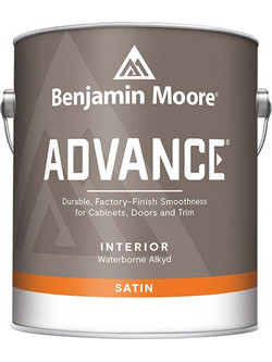Benjamin Moore Advance Ακρυλικό Χρώμα Εσωτερικού Χώρου Μαύρο Satin 0.946lt