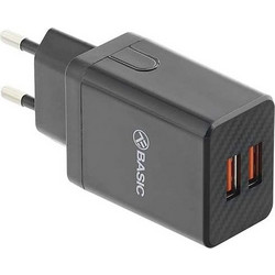 Tellur TLL151211 Φορτιστής Χωρίς Καλώδιο με 2 Θύρες USB-A 12W Black