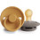 Frigg Rope Πιπίλες Καουτσούκ 0-6m Honey Gold Portobello 2τμχ
